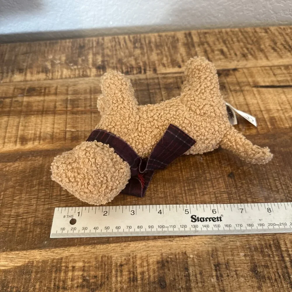 Victoria's Secret Pink Holiday 2024 Brown Mini Dog Plush Limited Edition 4.5